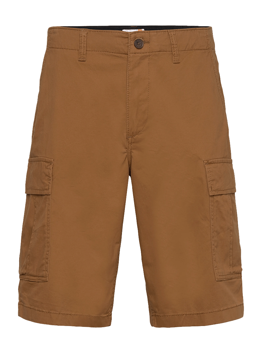 Timberland - BROOKLINE Twill Cargo Short DARK WHEAT BOOT - lühikesed kargopüksid - dark brown - 0
