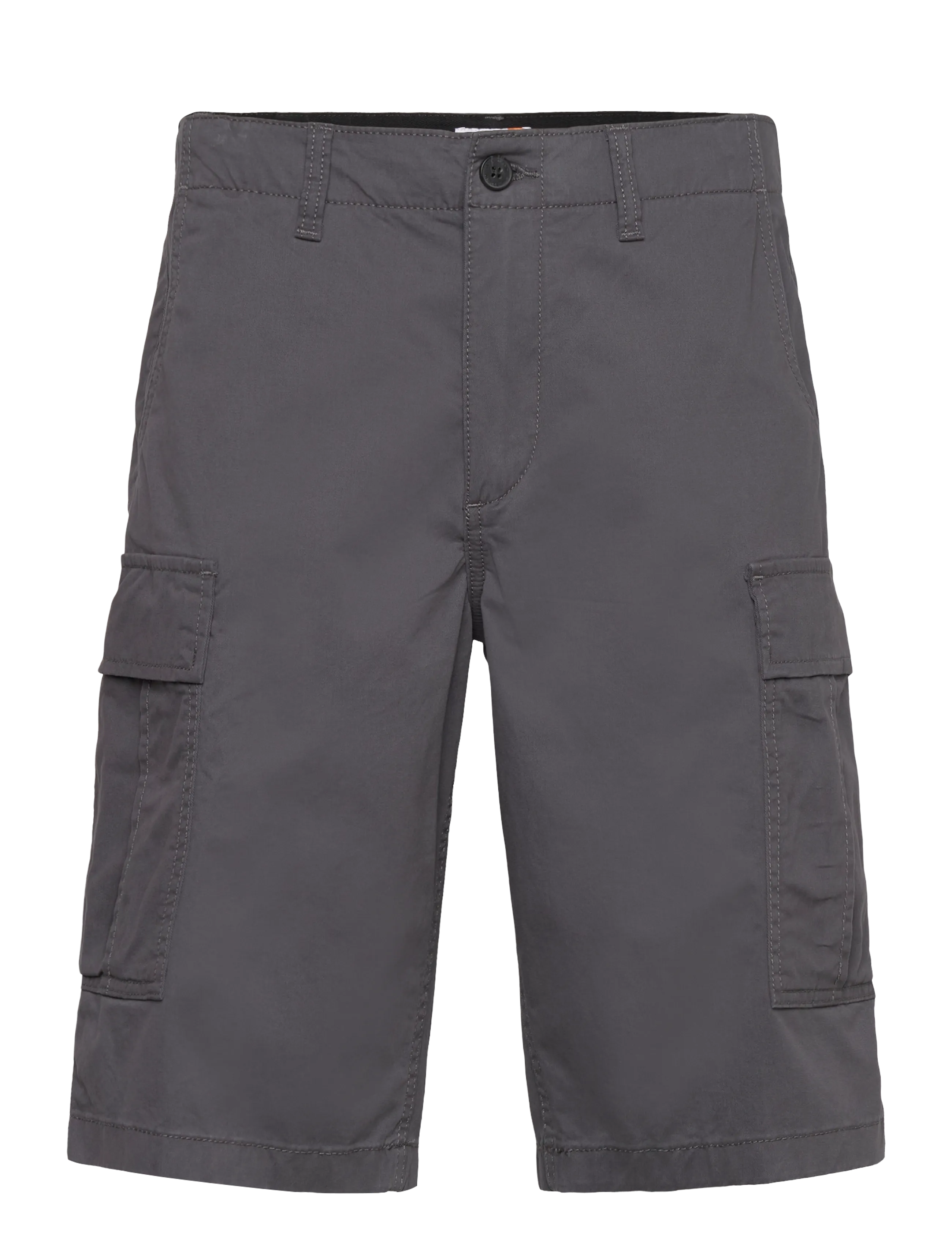 Timberland BROOKLINE Twill Cargo Short BLACKENED PEARL - Kläder - DARK GREY / grey