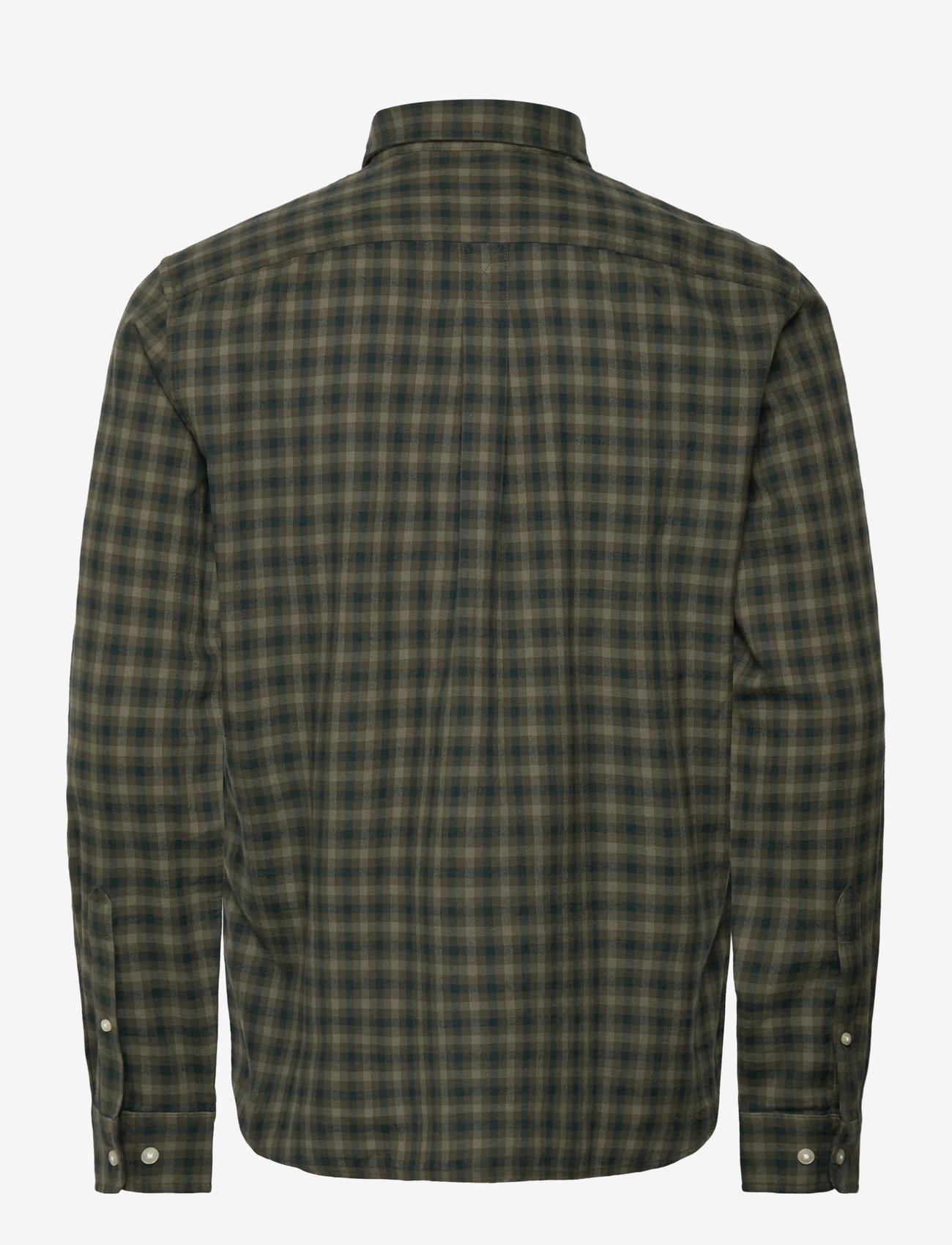 Timberland - Solucell Gingham Shirt - men - leaf green yd - 1