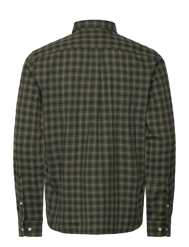 Timberland - Solucell Gingham Shirt - karierte hemden - leaf green yd - 1