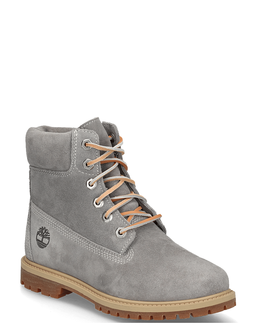 Timberland - 6 INCH LACE UP BOOT - geschnürte stiefel - md grey suede - 0