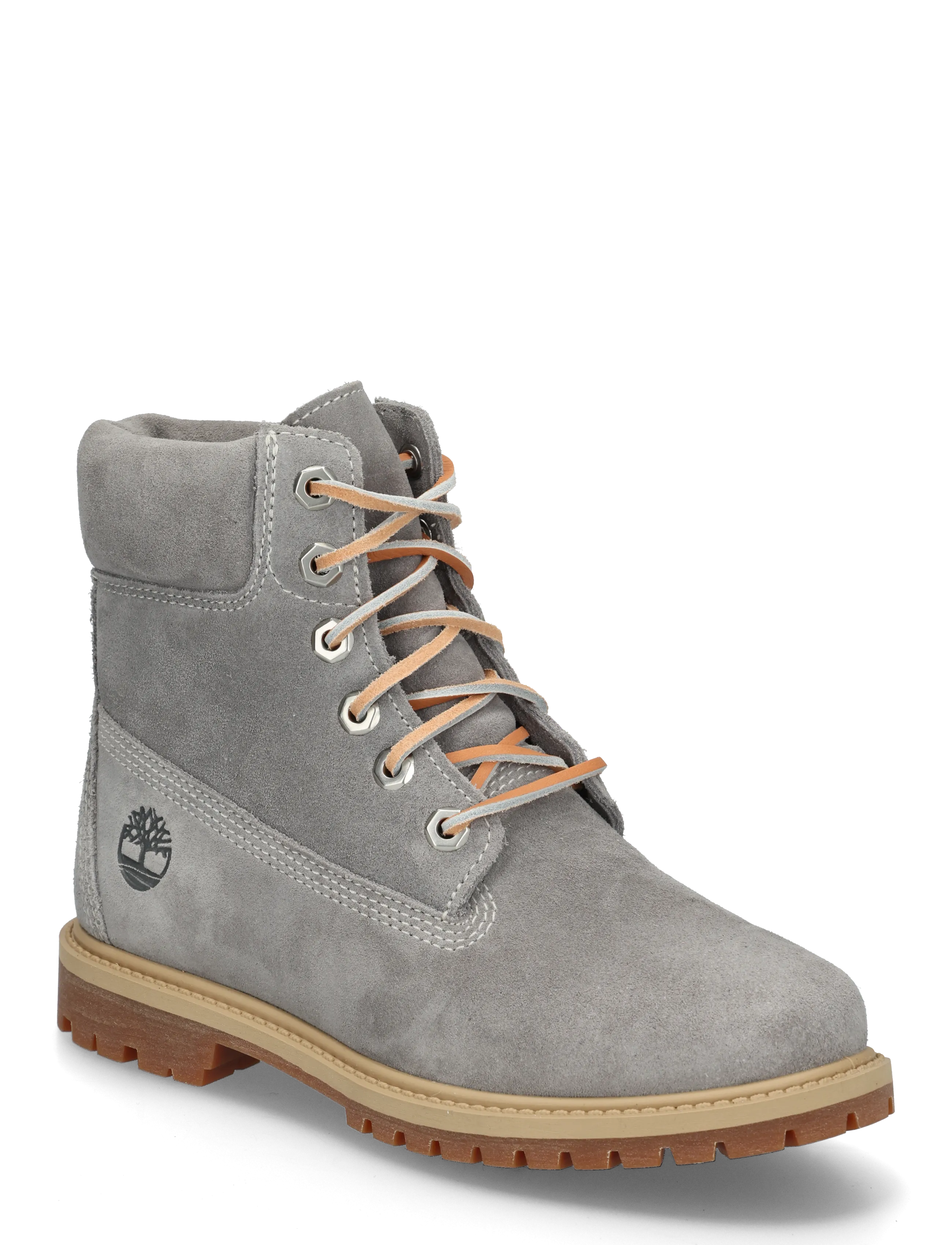 Timberland 6 INCH LACE UP BOOT - Støvler - MD GREY SUEDE / grey