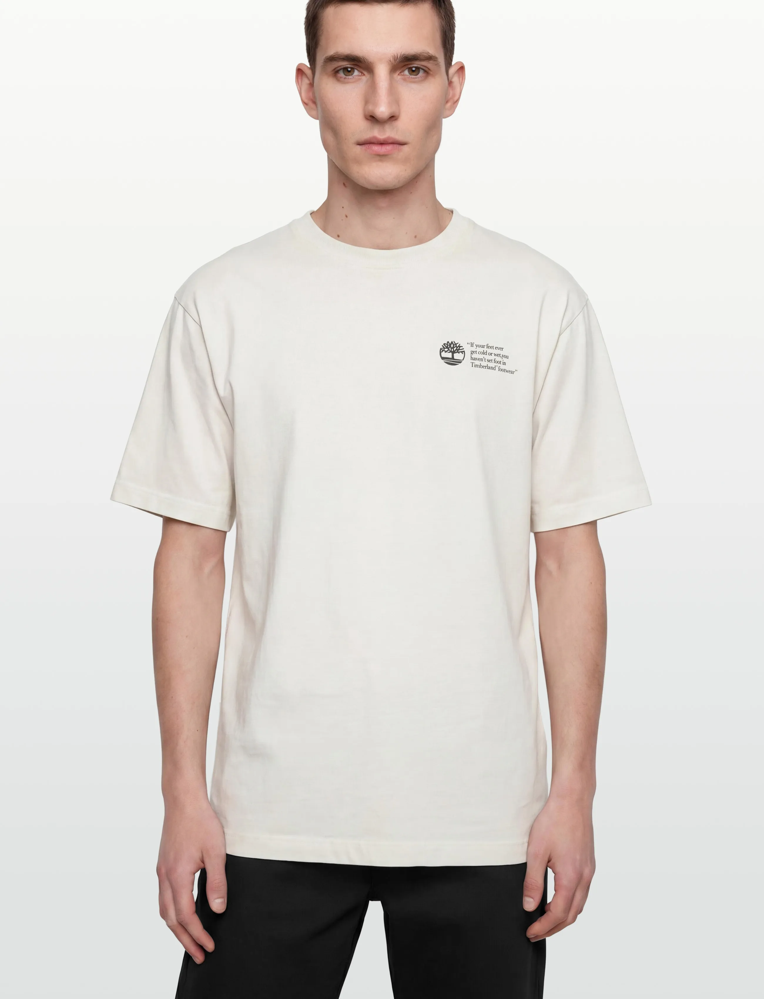Timberland - "Archive Boot" Tee VINTAGE WHITE - kortärmade t-shirts - natural - 3