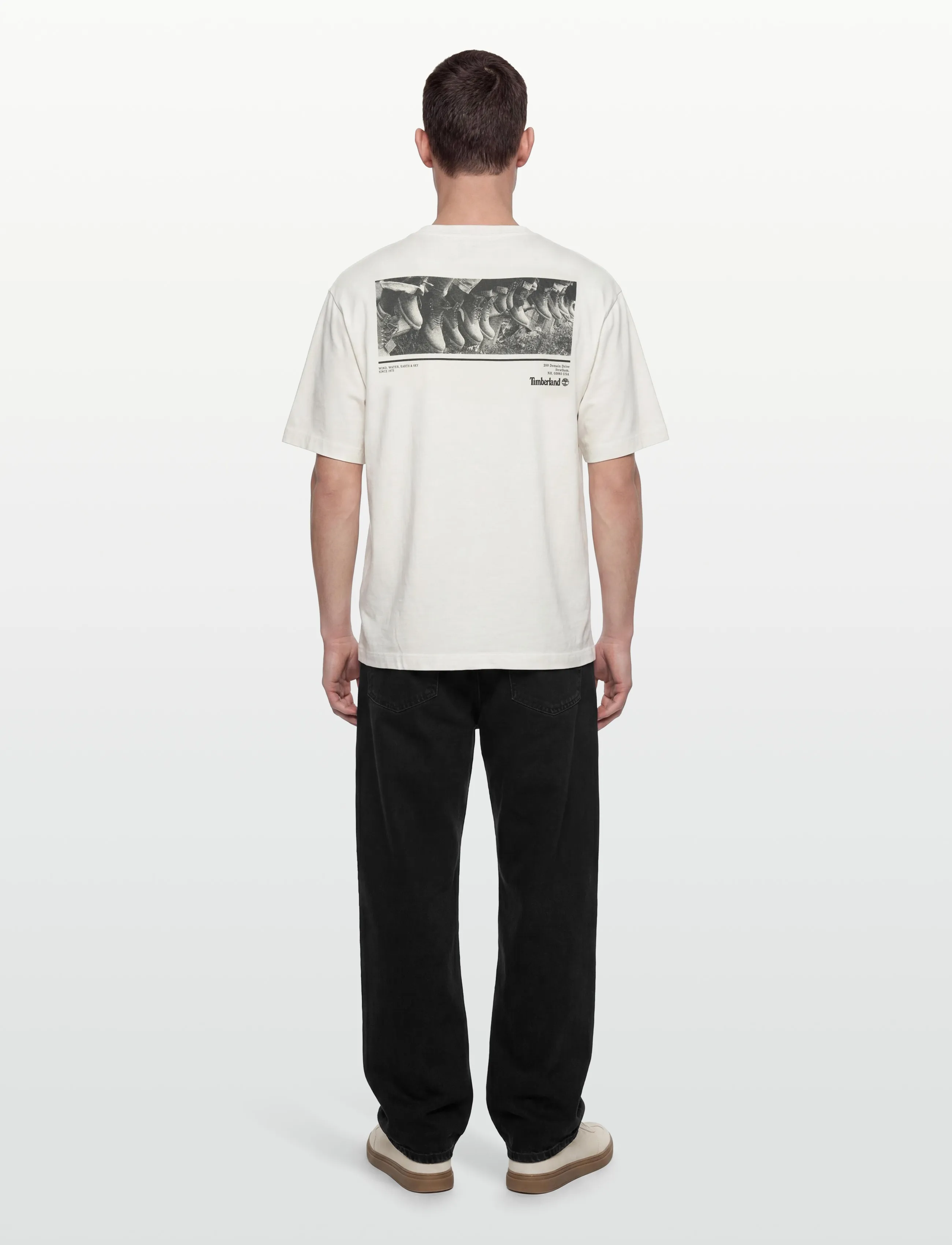 Timberland - "Archive Boot" Tee VINTAGE WHITE - kortärmade t-shirts - natural - 4