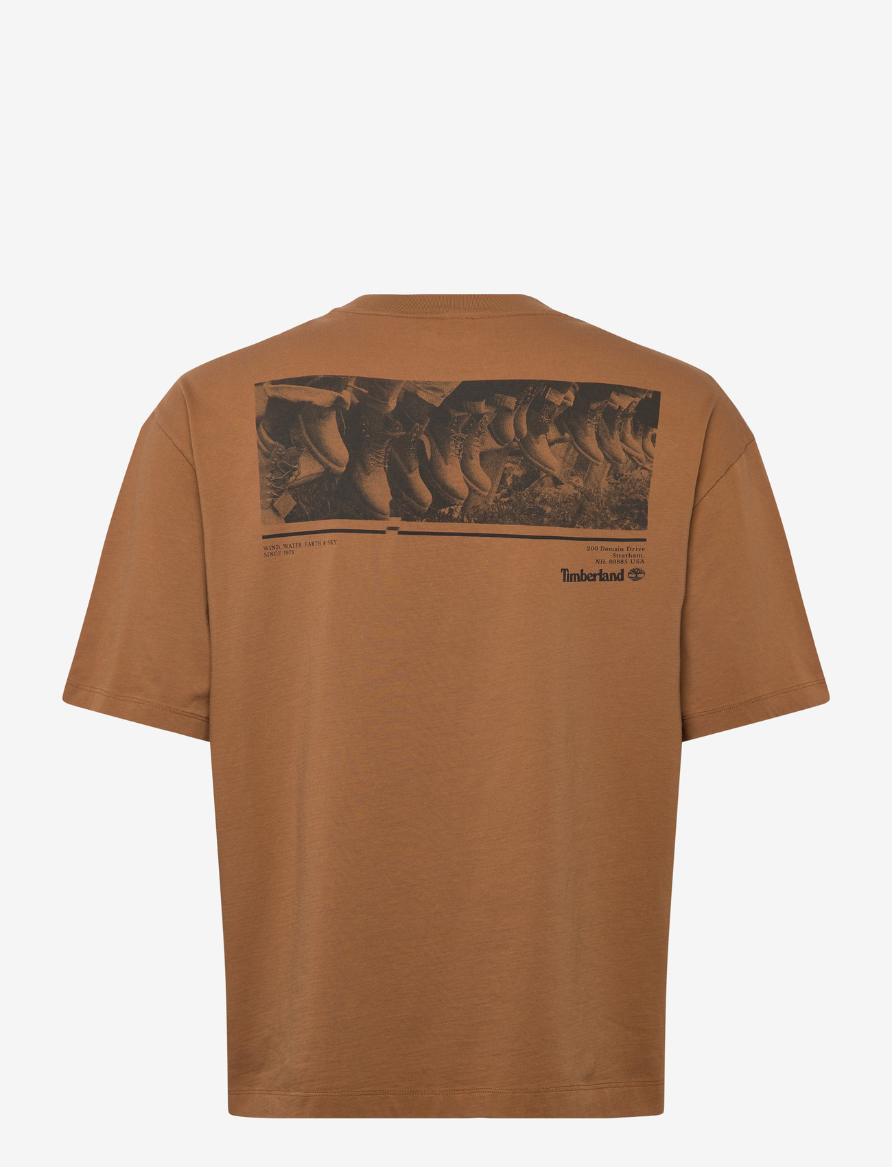 Timberland - "Archive Boot" Tee DARK WHEAT BOOT - mažiausios kainos - dark brown - 2
