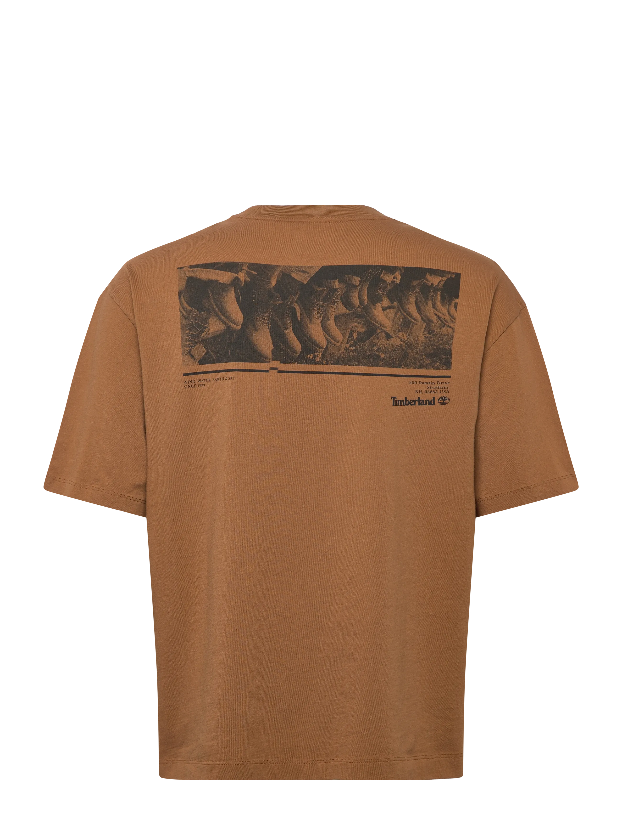 Timberland - "Archive Boot" Tee DARK WHEAT BOOT - kortärmade t-shirts - dark brown - 2