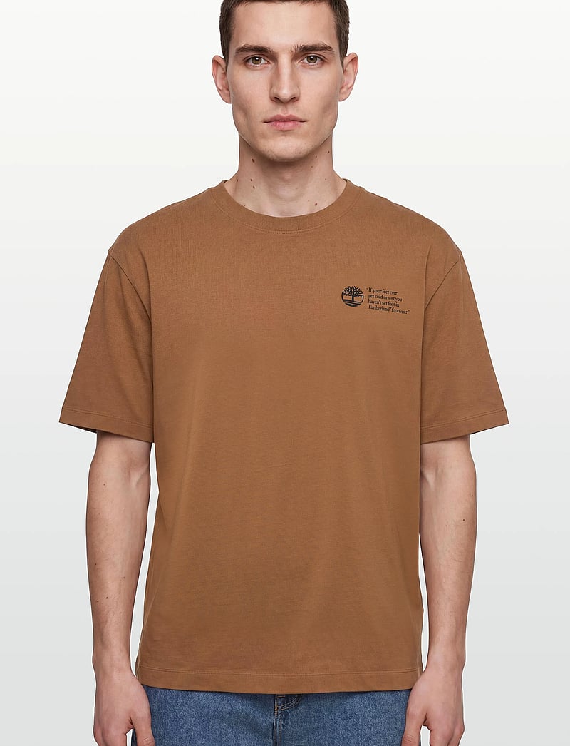 Timberland - "Archive Boot" Tee DARK WHEAT BOOT - kurzärmelig - dark brown - 3