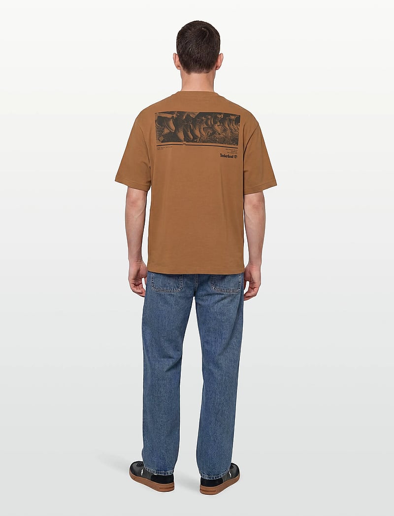 Timberland - "Archive Boot" Tee DARK WHEAT BOOT - kurzärmelig - dark brown - 4