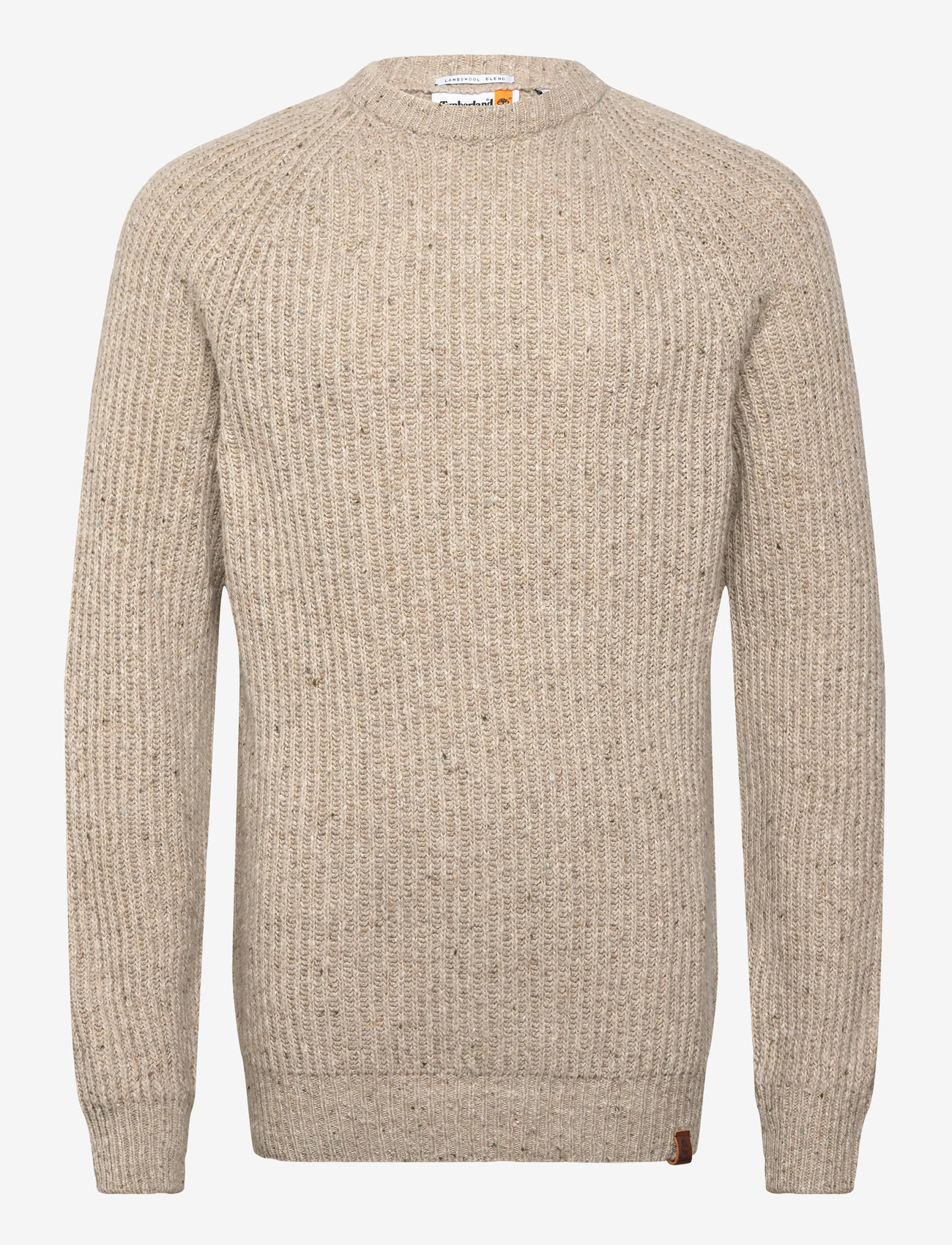 Timberland - Chunky Yarn Crewneck Sweater - Ümmarguse kaelusega kudumid - angora heather - 0