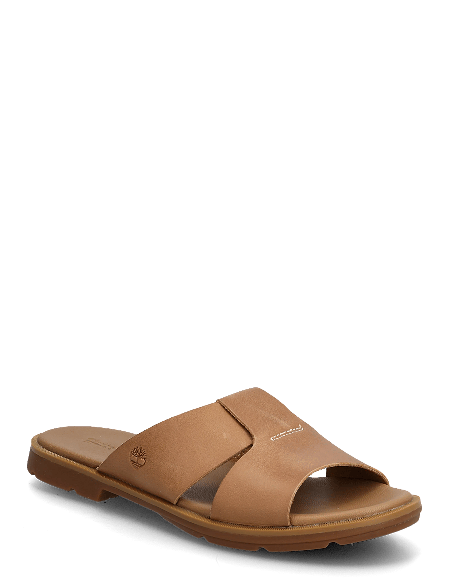 Timberland - SLIDE SANDAL - platta sandaler - medium brown - 0