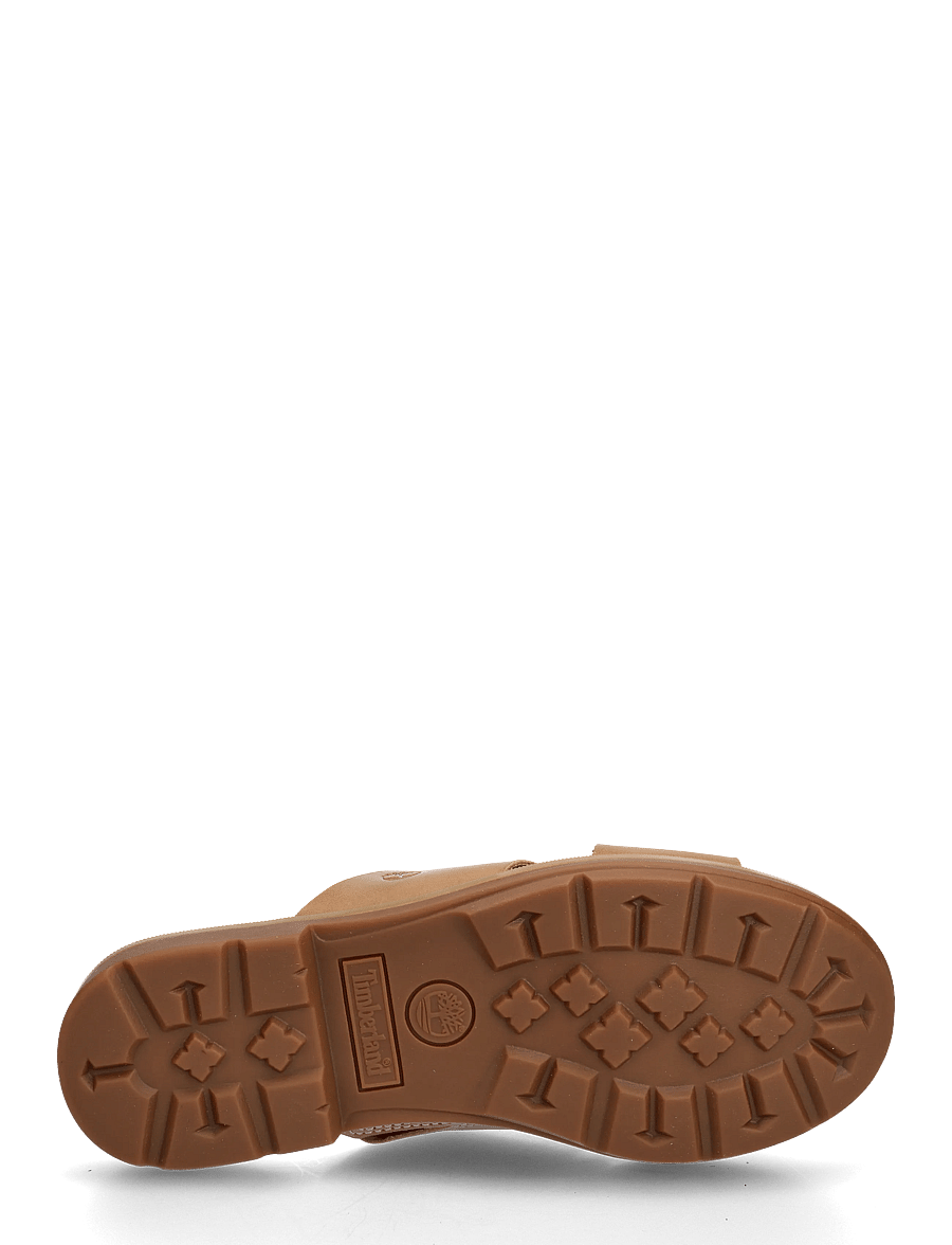 Timberland - SLIDE SANDAL - platta sandaler - medium brown - 4
