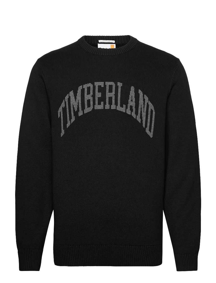 Timberland - Timberland Graphic Sweater - rund hals - black - 0