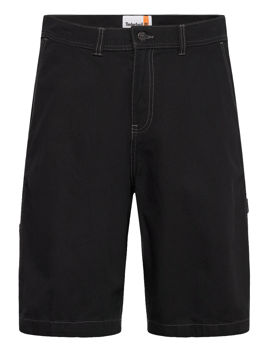 Timberland - Washed Duck Canvas Carpenter Short BLACK - freizeitshorts - black - 0
