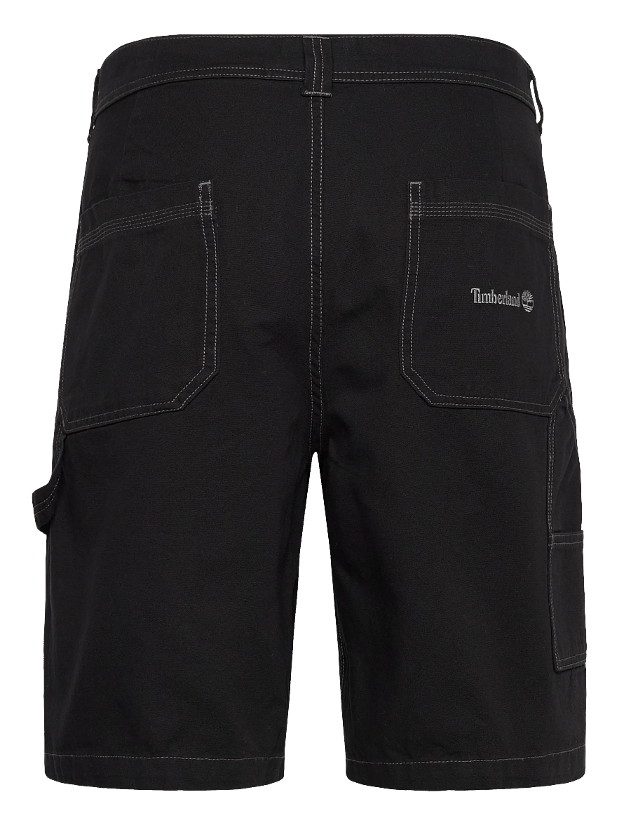 Timberland - Washed Duck Canvas Carpenter Short BLACK - freizeitshorts - black - 1