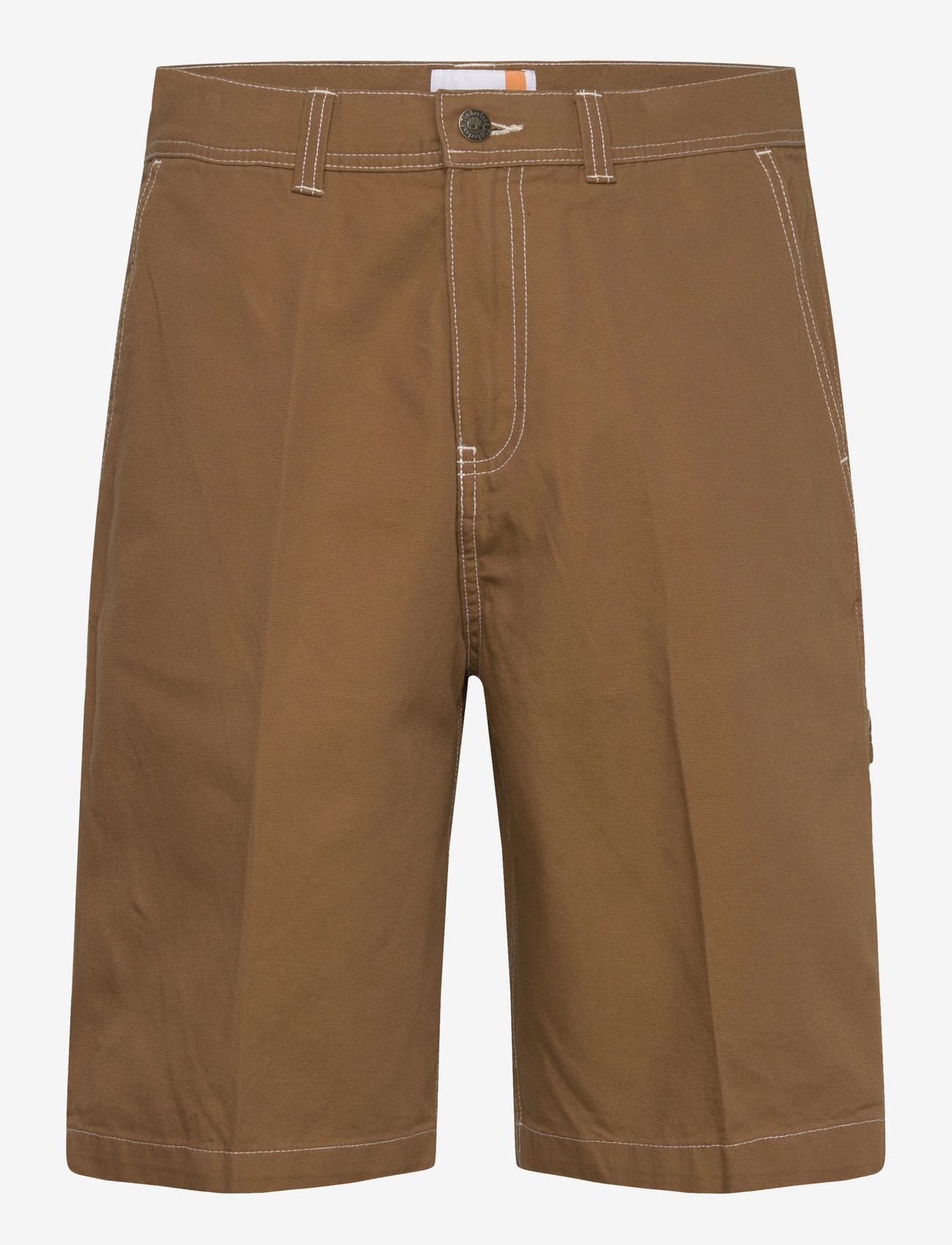Timberland - Washed Duck Canvas Carpenter Short DARK WHEAT BOOT - casual shorts - dark brown - 0