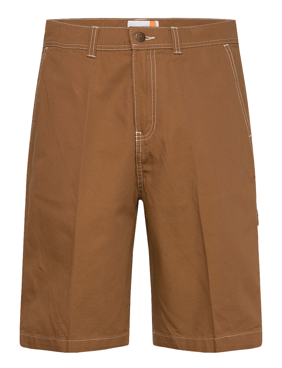 Timberland - Washed Duck Canvas Carpenter Short DARK WHEAT BOOT - short décontracté - dark brown - 0