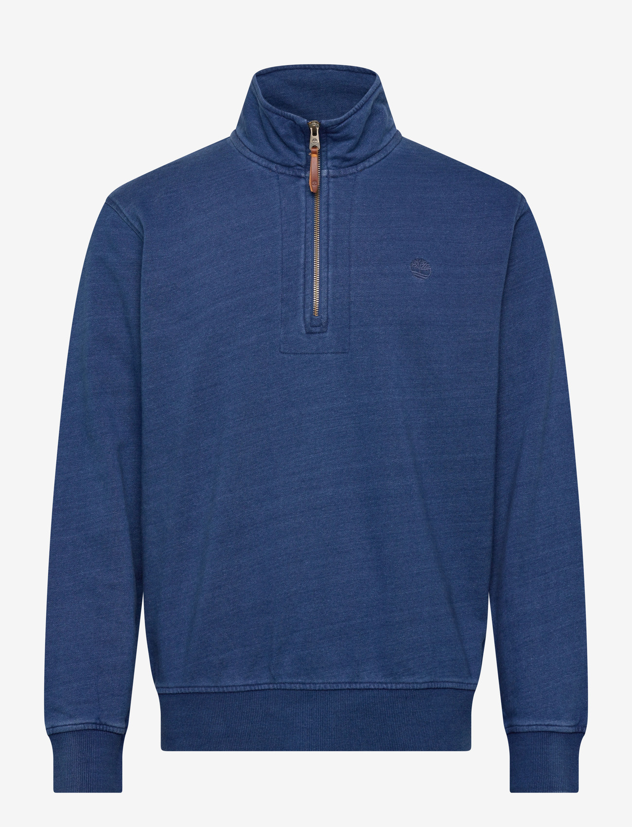 Timberland - Indigo 1/4 Zip Sweatshirt MID INDIGO - shop by style - medium blue - 1