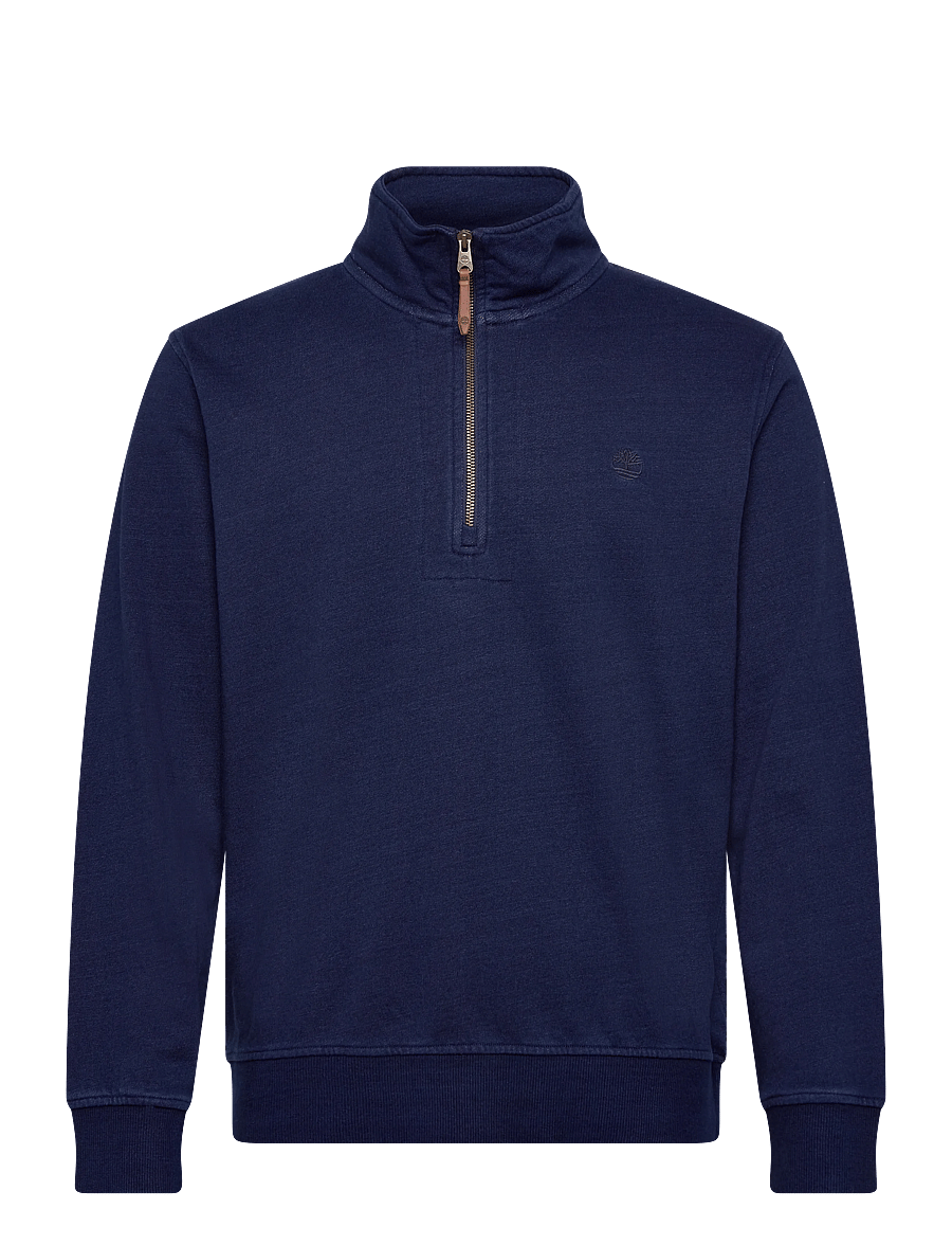 Timberland - Indigo 1/4 Zip Sweatshirt RINSE - shop etter stil - dark blue - 1
