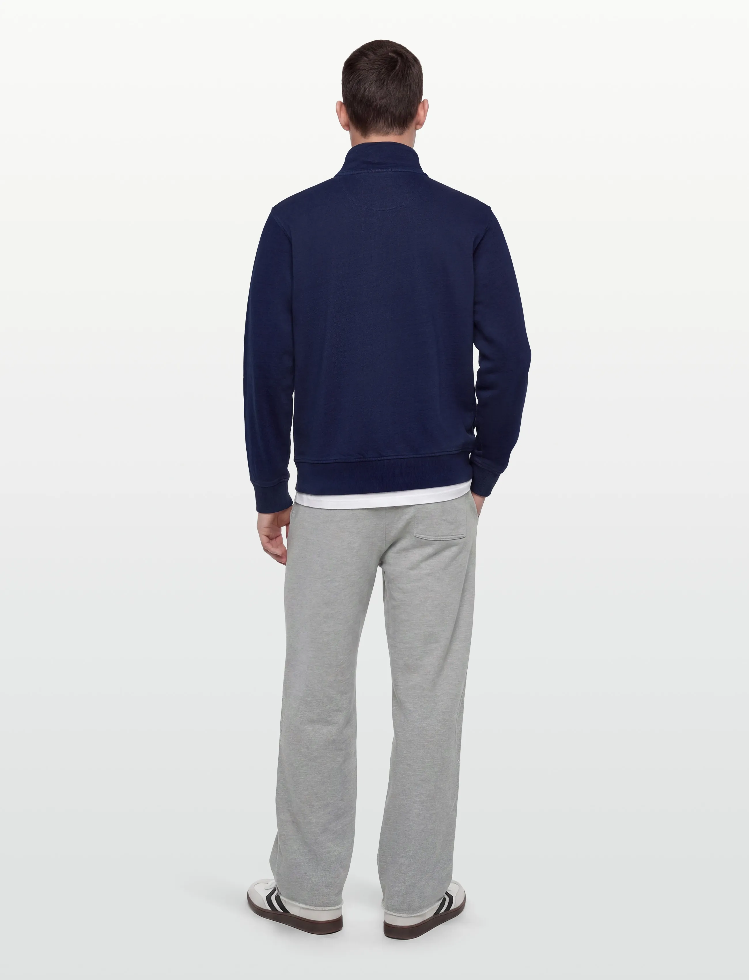 Timberland - Indigo 1/4 Zip Sweatshirt RINSE - sweatshirts - dark blue - 4