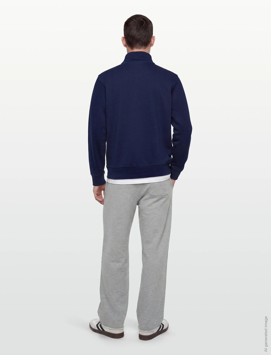 Timberland - Indigo 1/4 Zip Sweatshirt RINSE - shop etter stil - dark blue - 4