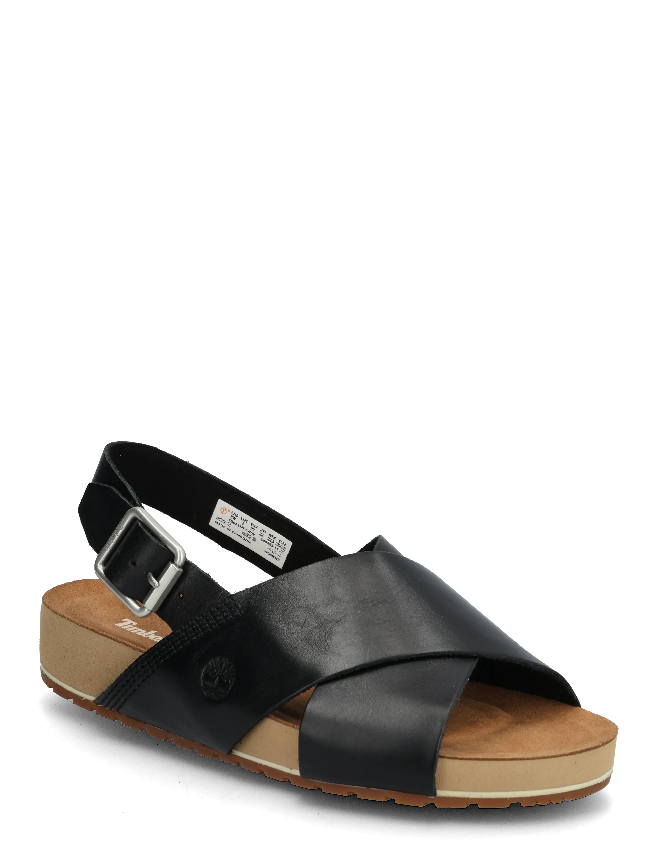 Timberland Malibu Waves Basic BACKSTRAP SANDAL BLACK FULL GRAIN - Sandalen - BLACK / black