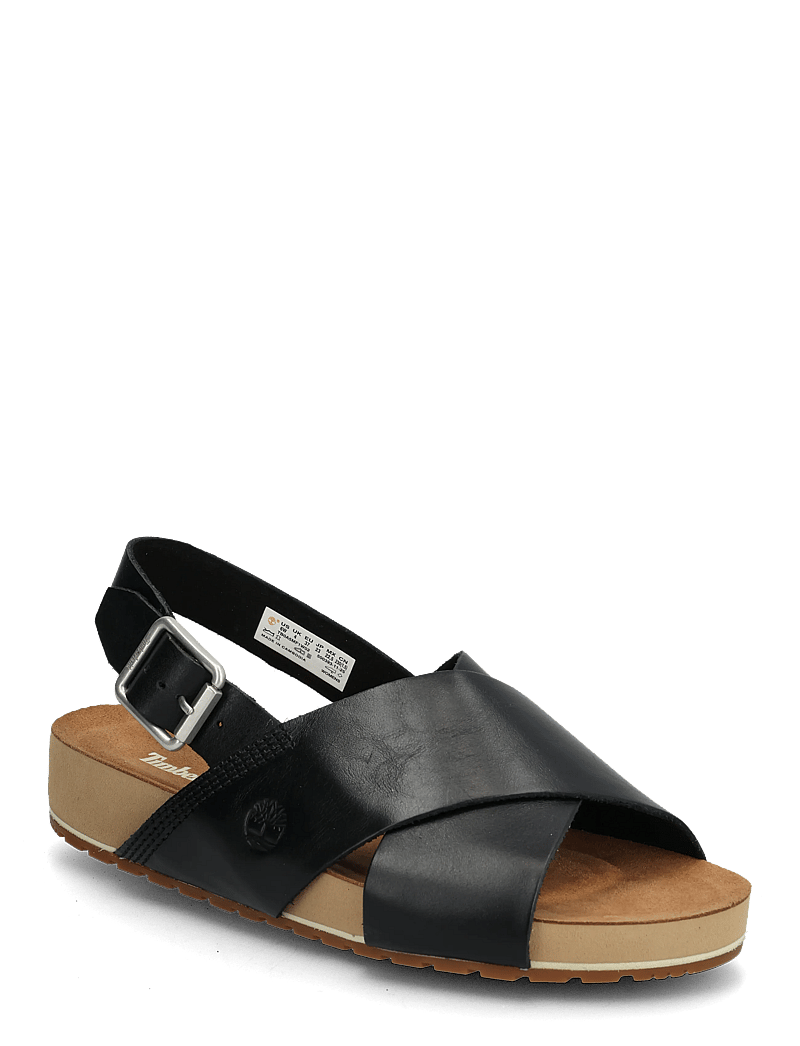Timberland - BACKSTRAP SANDAL - plateau-sandalen - black - 0
