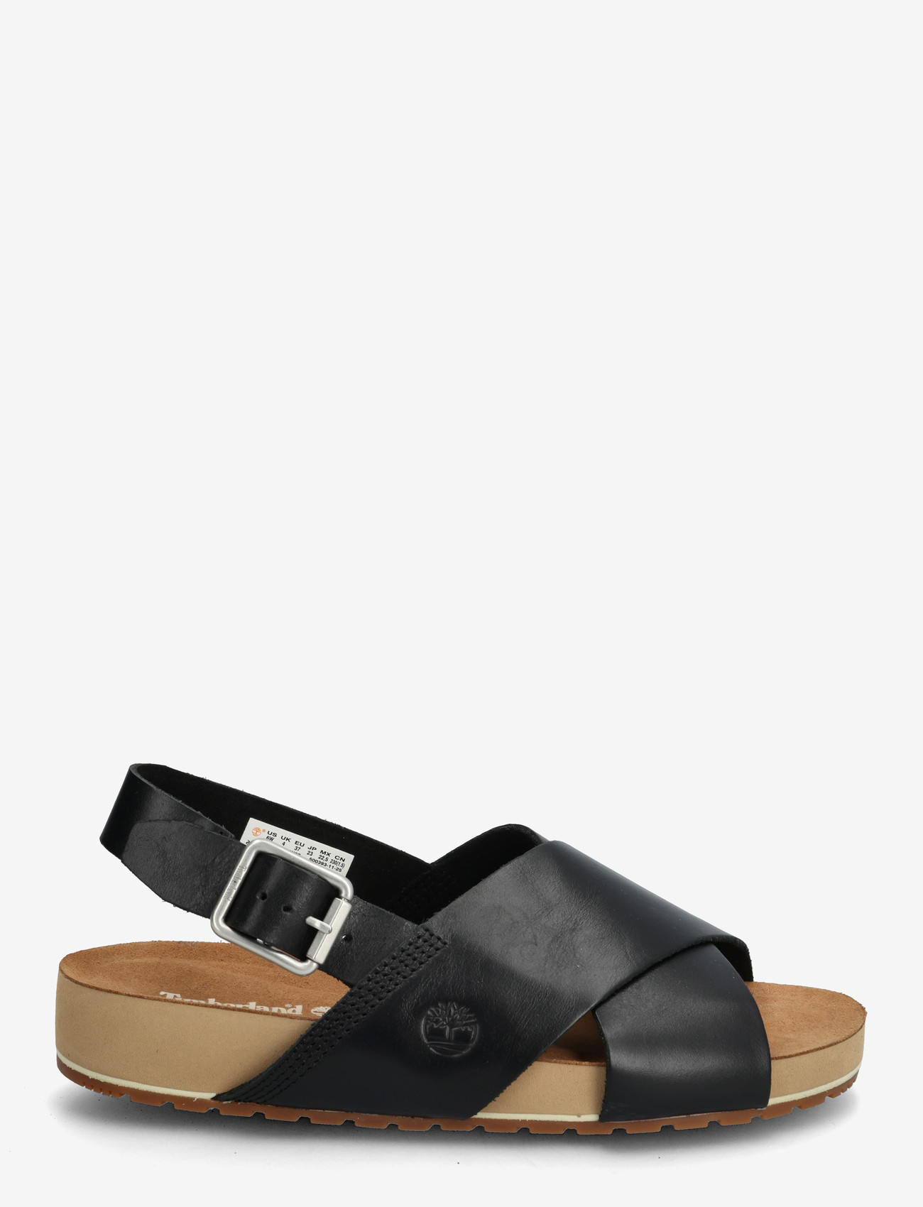 Timberland - Malibu Waves Basic BACKSTRAP SANDAL BLACK FULL GRAIN - platform sandals - black - 1