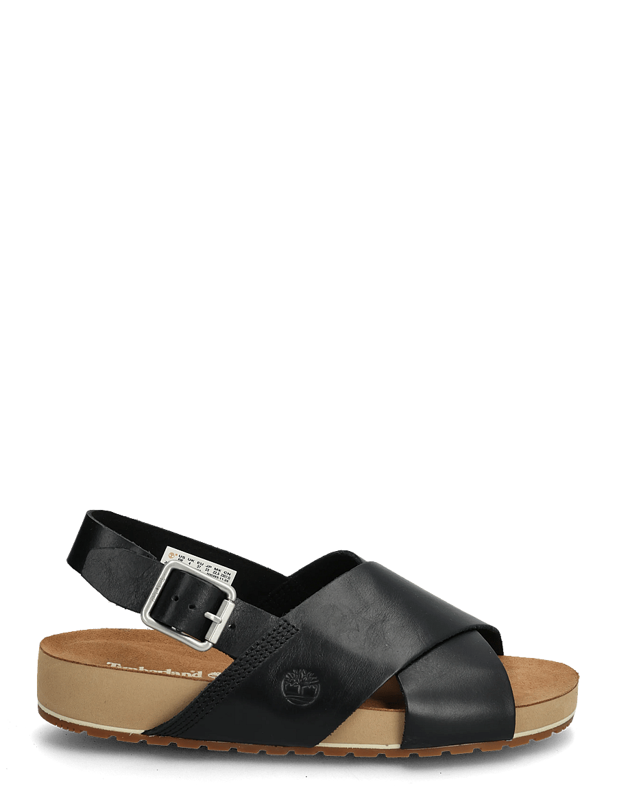 Timberland - BACKSTRAP SANDAL - plateau-sandalen - black - 1