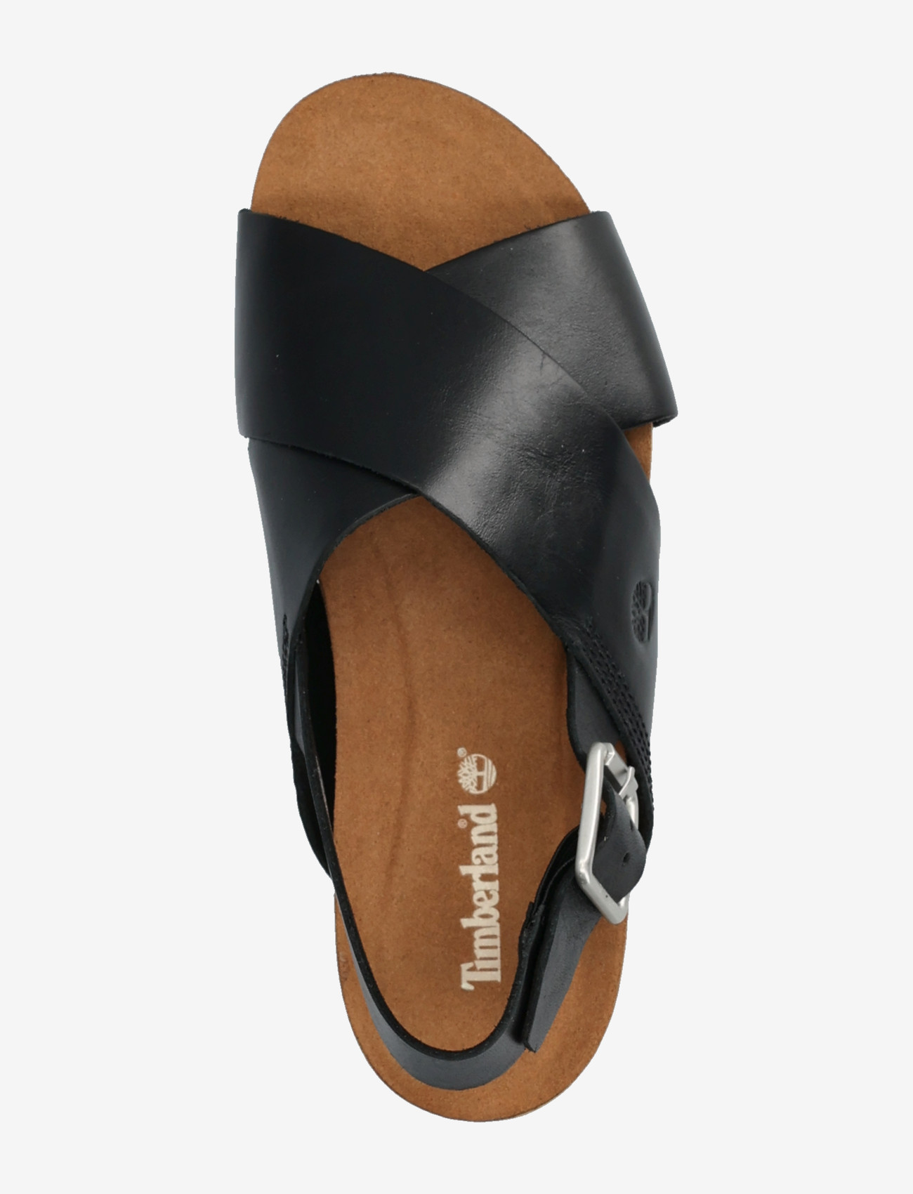 Timberland - Malibu Waves Basic BACKSTRAP SANDAL BLACK FULL GRAIN - platform sandals - black - 3