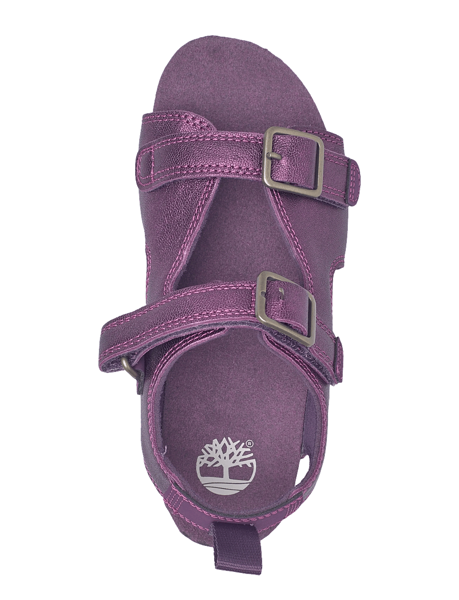 Timberland - CASTLE ISLAND BACKSTRAP SANDAL BRIGHT PURPLE METALLIC - sandalen - bright purple - 3