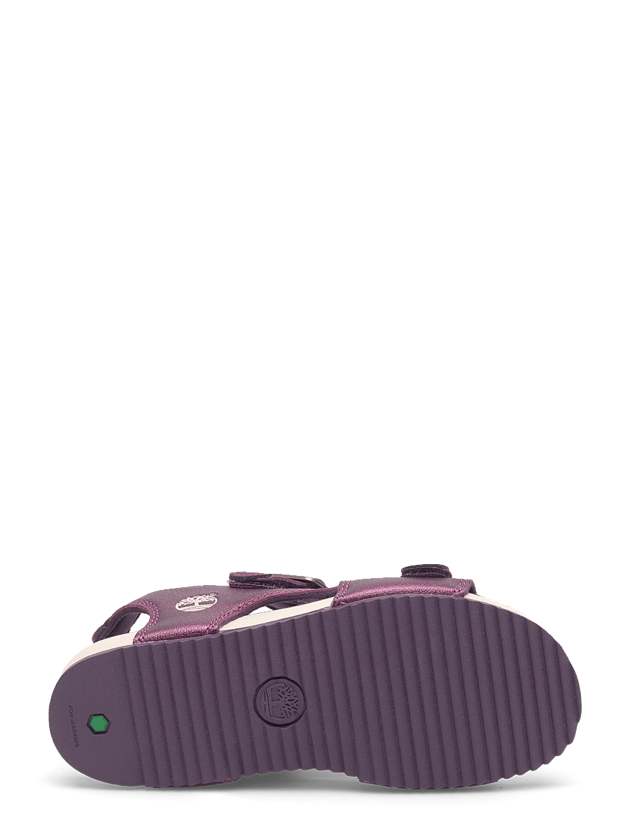 Timberland - CASTLE ISLAND BACKSTRAP SANDAL BRIGHT PURPLE METALLIC - sandalen - bright purple - 4