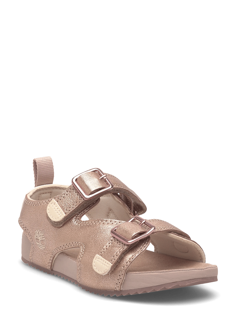 Timberland - CASTLE ISLAND BACKSTRAP SANDAL LIGHT PINK METALLIC - sandalen - light pink - 0