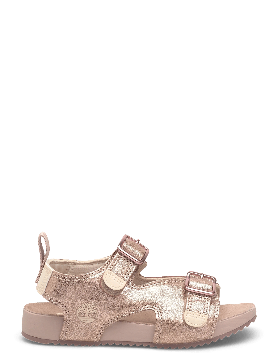 Timberland - CASTLE ISLAND BACKSTRAP SANDAL LIGHT PINK METALLIC - sandalen - light pink - 1