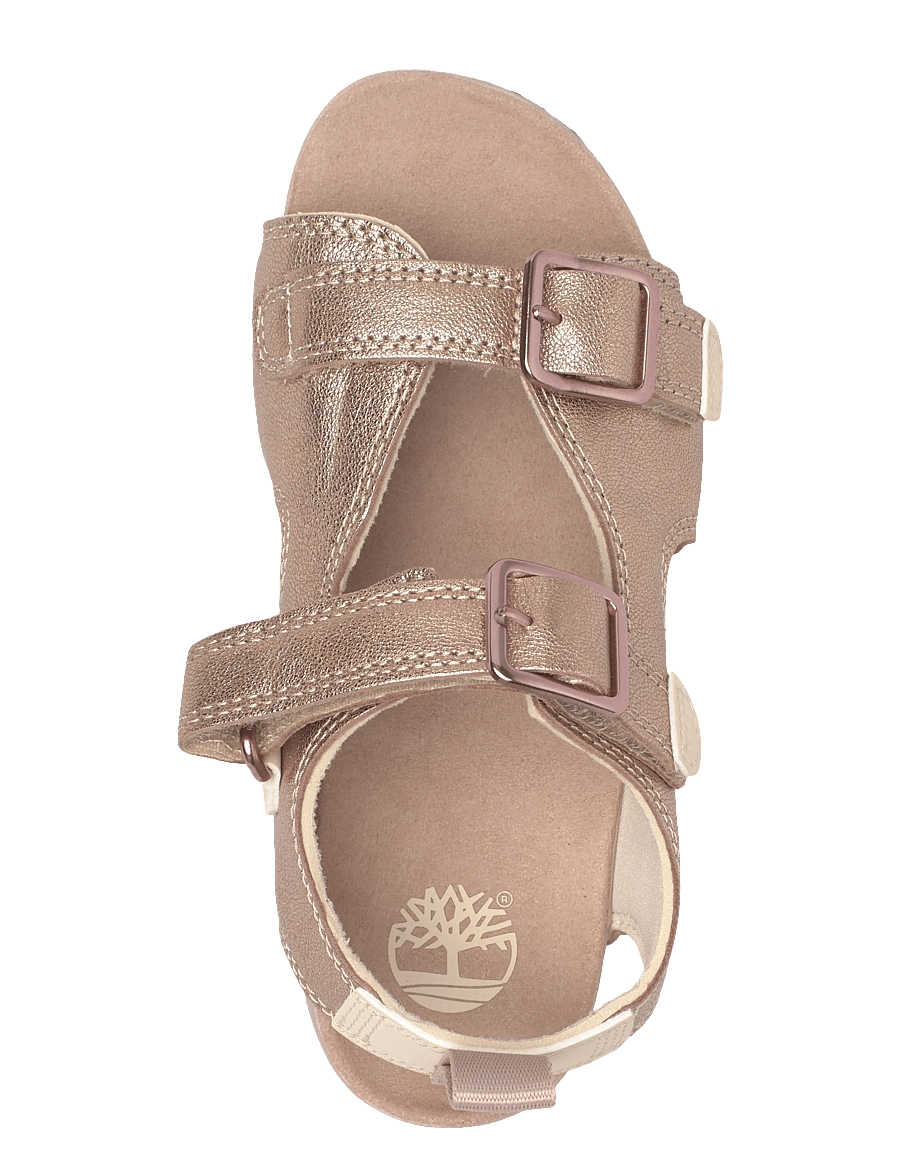 Timberland - CASTLE ISLAND BACKSTRAP SANDAL LIGHT PINK METALLIC - sandalen - light pink - 3