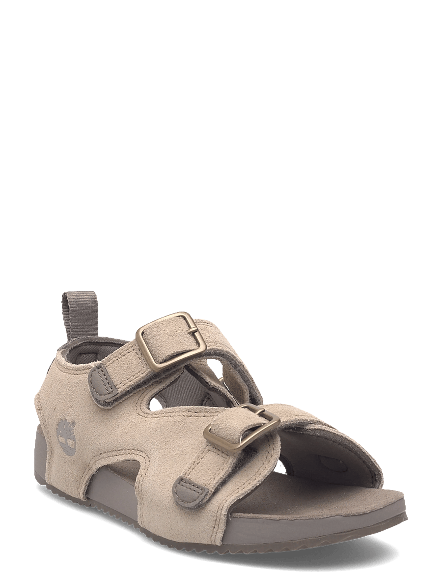 Timberland - CASTLE ISLAND BACKSTRAP SANDAL LIGHT BEIGE SUEDE - sandalen - light beige - 0