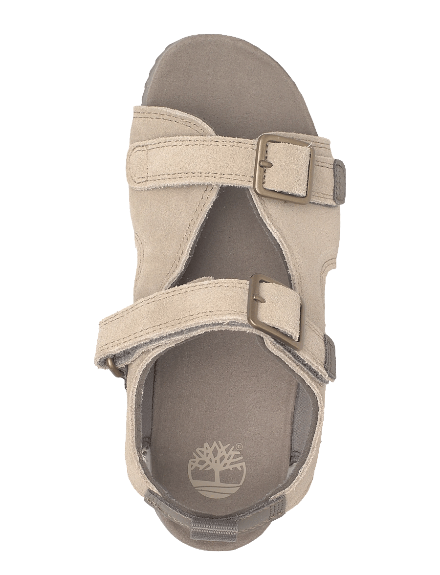 Timberland - CASTLE ISLAND BACKSTRAP SANDAL LIGHT BEIGE SUEDE - sandalen - light beige - 3