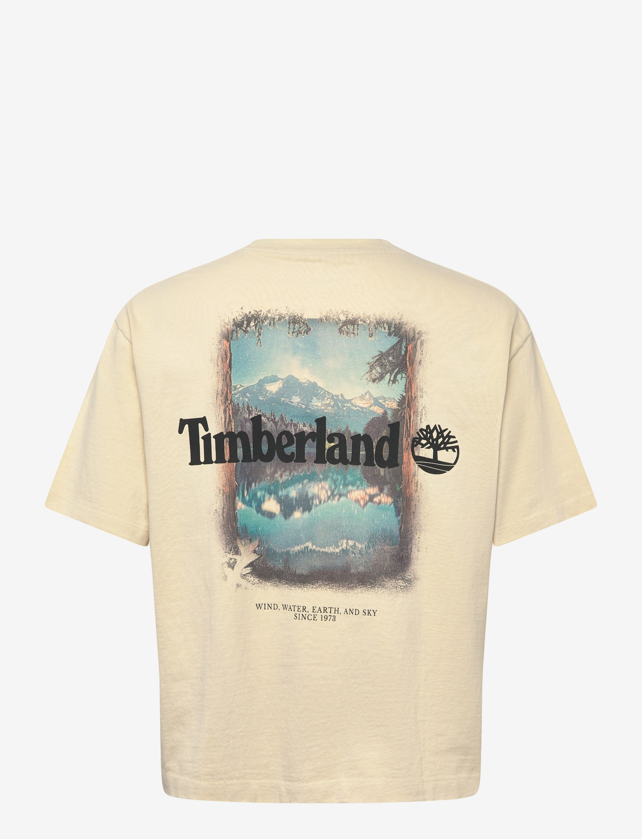 Timberland - Outdoor Photo Back Graphic Tee PUTTY - kortærmede t-shirts - light beige - 2
