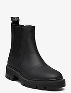 Cortina Valley MID CHELSEA BOOT JET BLACK - JET BLACK