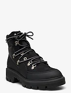 MID LACE UP WATERPROOF BOOT - JET BLACK