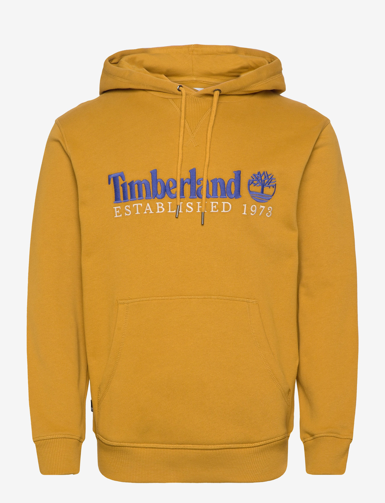 Timberland - ESTABLISHED 1973 Embroidery Logo Brush Back Hoodie CHAI TEA - chai tea - 0