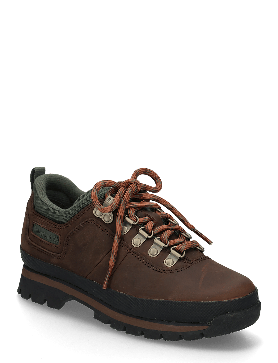 Timberland - LACE UP SHOE - niedrige sneaker - dk brn f grain - 0
