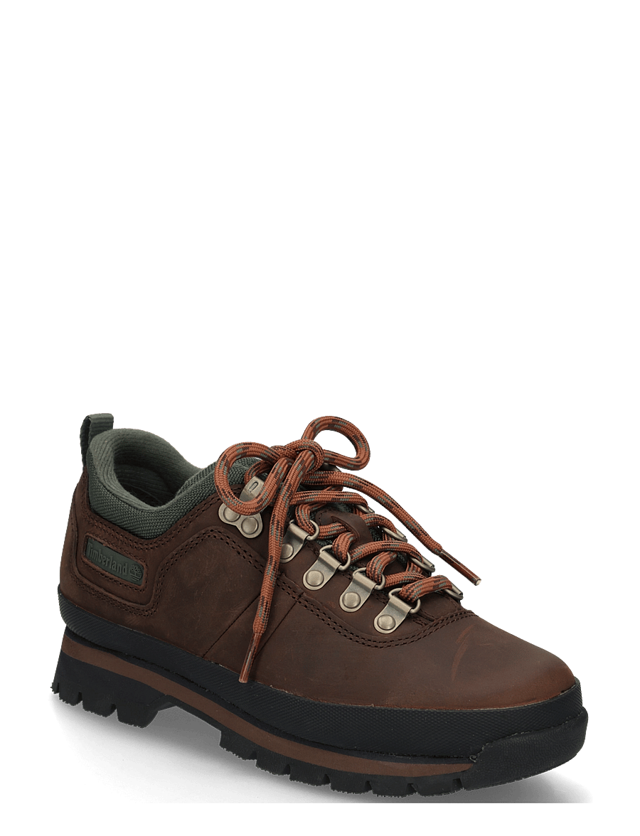 Timberland - LACE UP SHOE - madala säärega tossud - dk brn f grain - 0