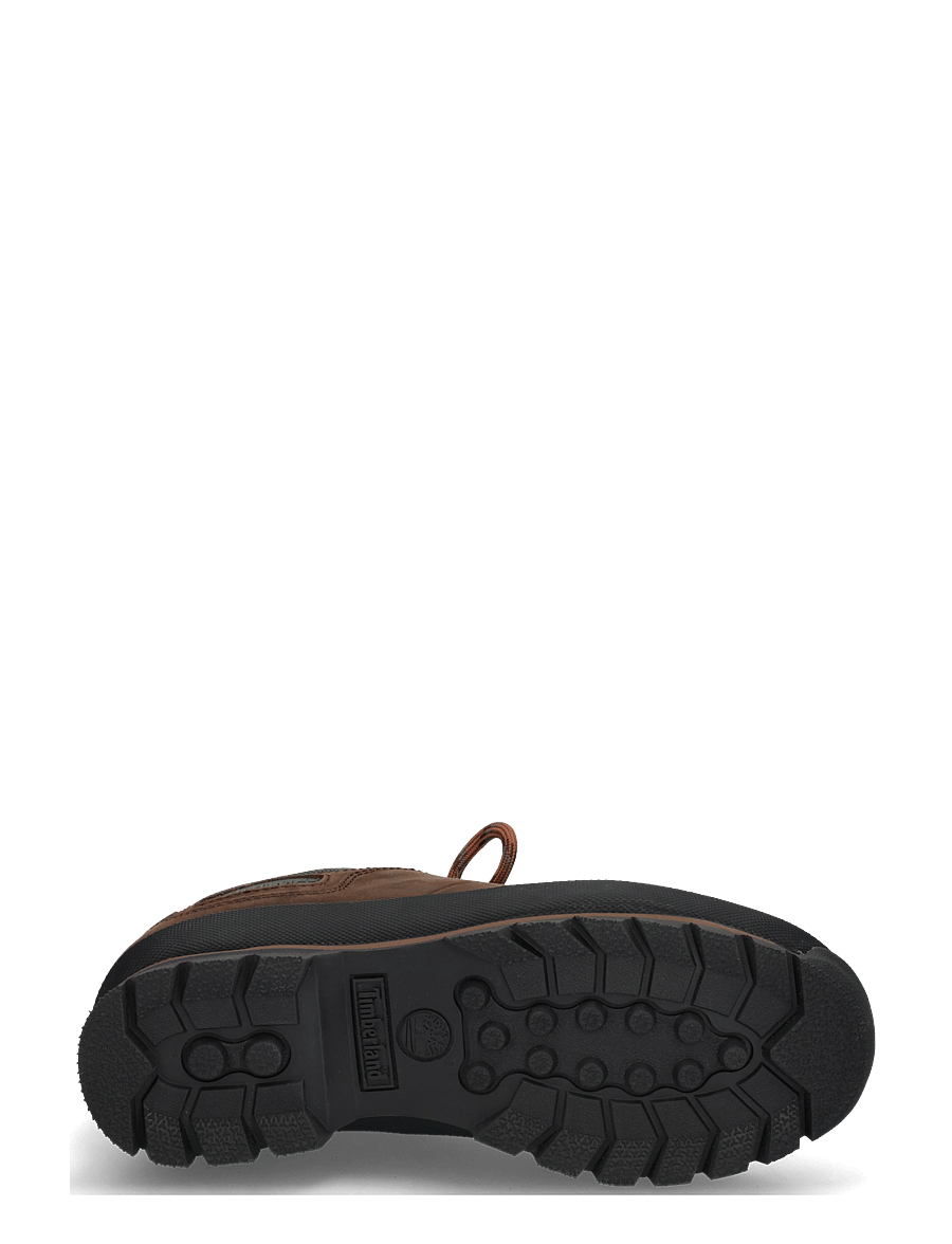 Timberland - LACE UP SHOE - madala säärega tossud - dk brn f grain - 4