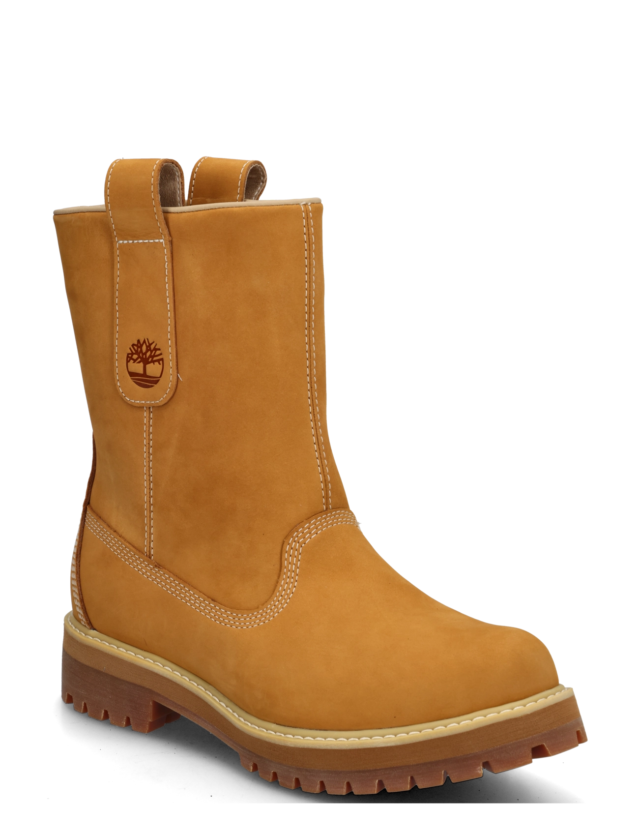 Timberland MID PULL ON BOOT - Designers - WHEAT NUBUCK / brown