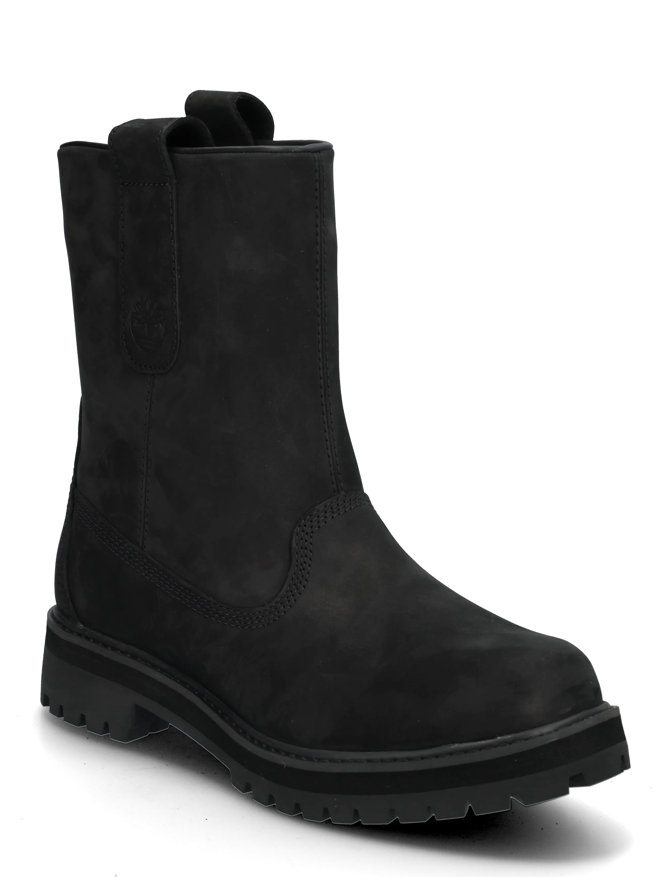 Timberland MID PULL ON BOOT - Shoes - BLACK NUBUCK / black