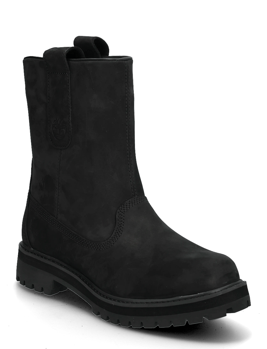 Timberland - MID PULL ON BOOT - chelsea boots - black nubuck - 0