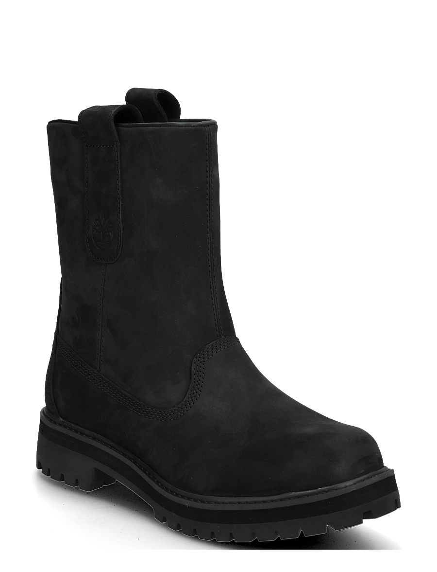 Timberland - MID PULL ON BOOT - chelsea boots - black nubuck - 0