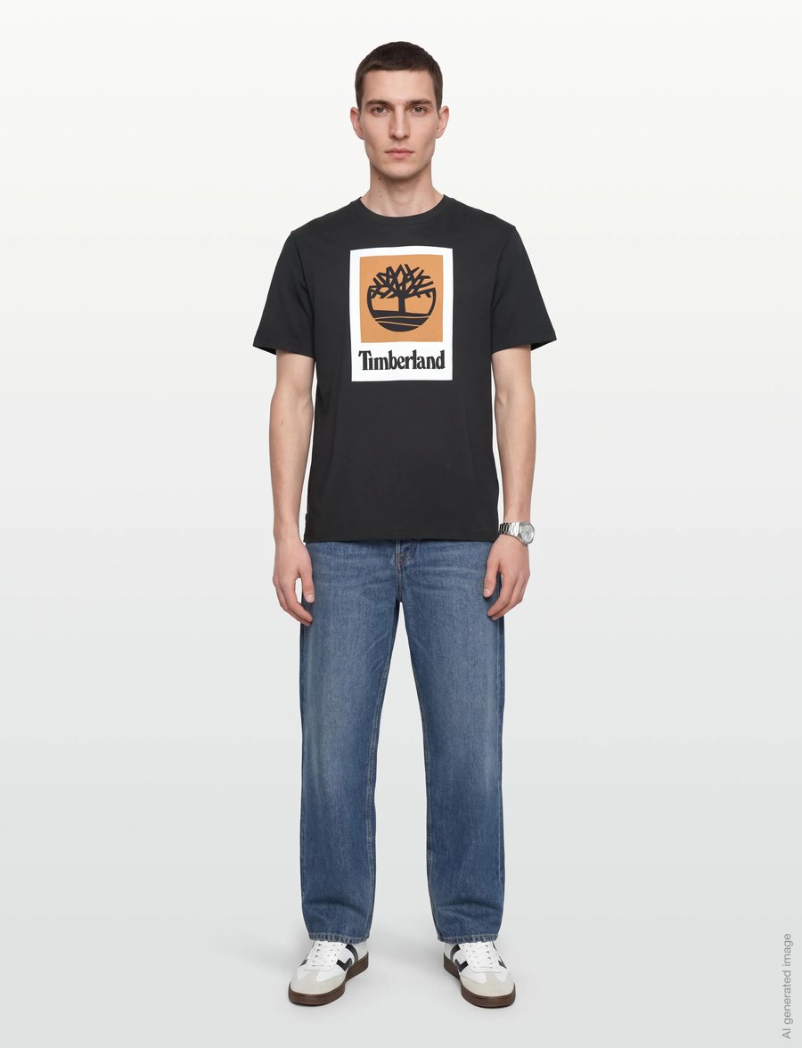 Timberland - Colored Short Sleeve Tee - shop by style - black - 0