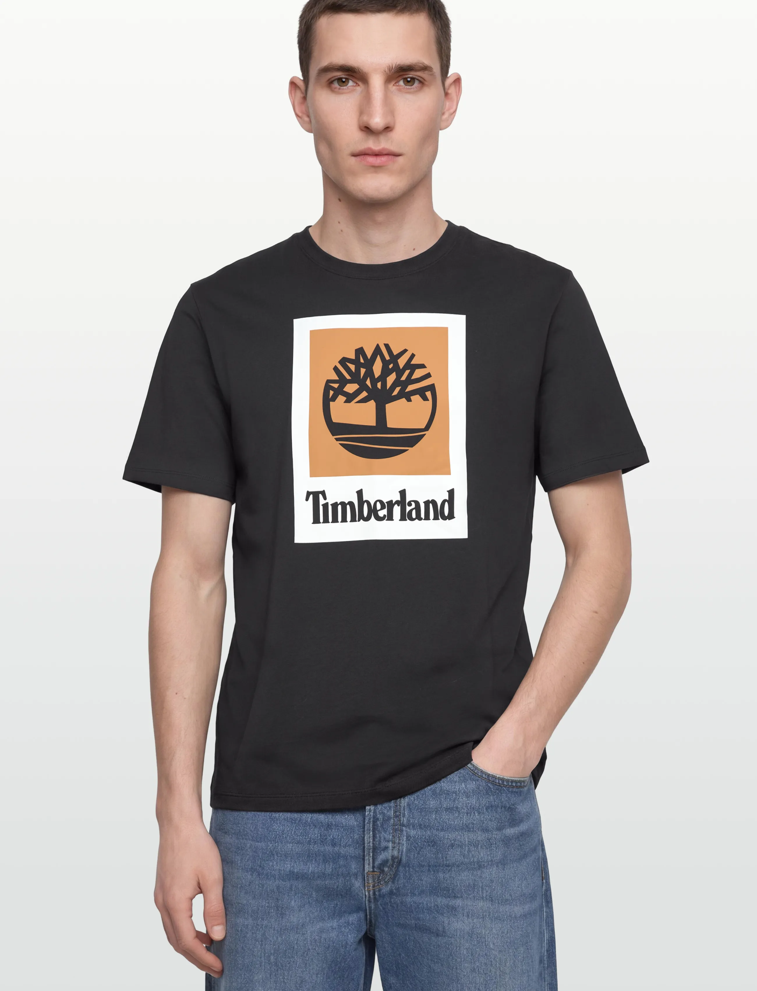 Timberland - Colored Short Sleeve Tee - de laveste prisene - black - 3