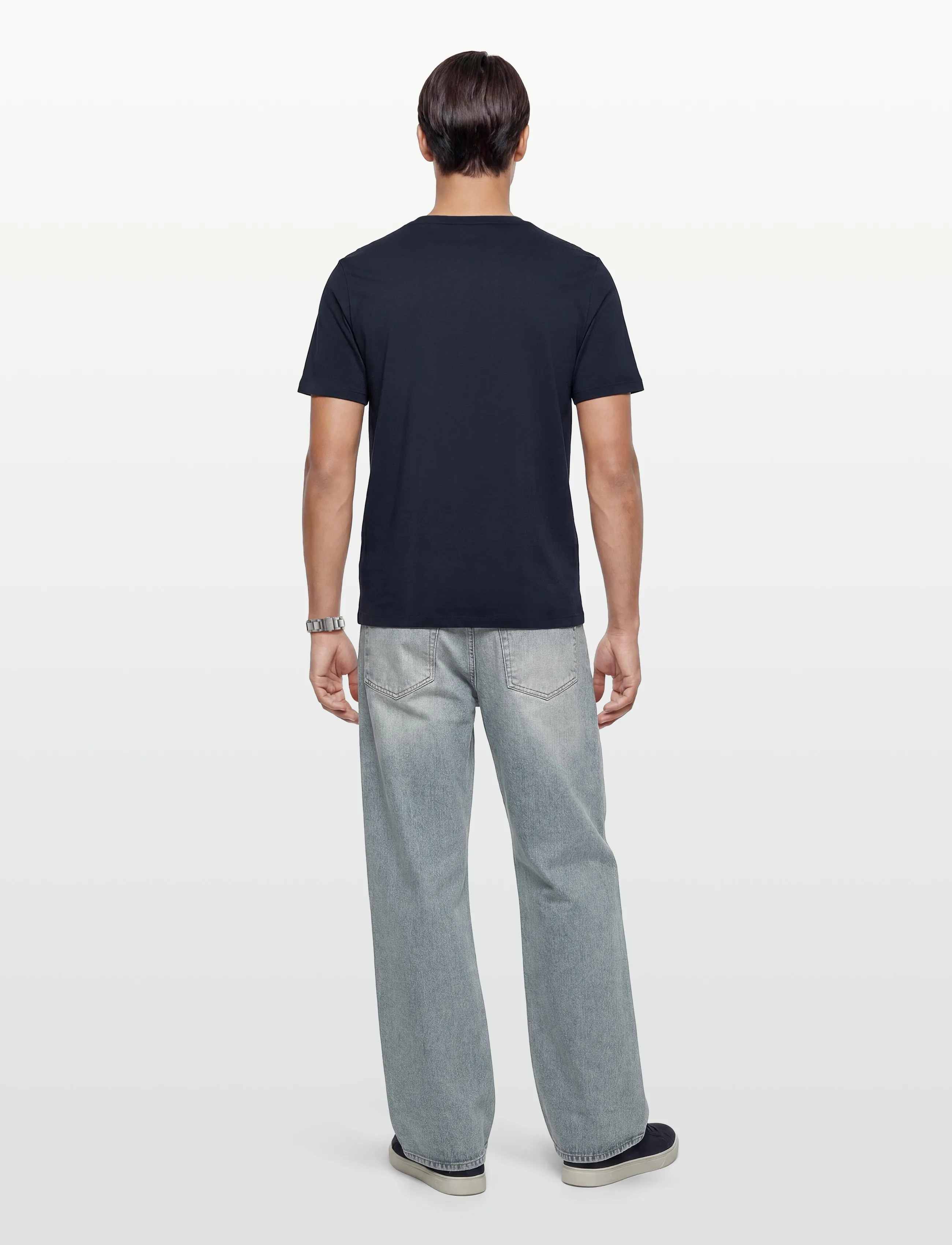 Timberland - STACK LOGO Colored Short Sleeve Tee DARK SAPPHIRE - lägsta priserna - navy - 4